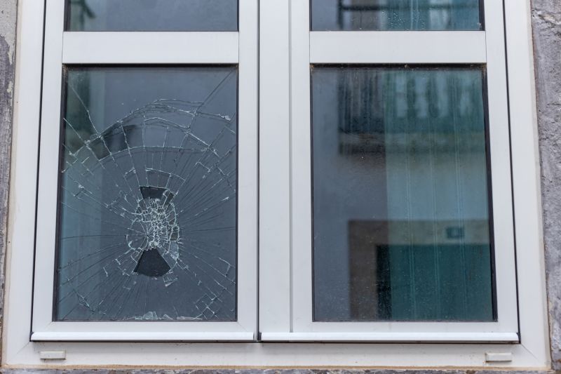 Cracked Glass Panes